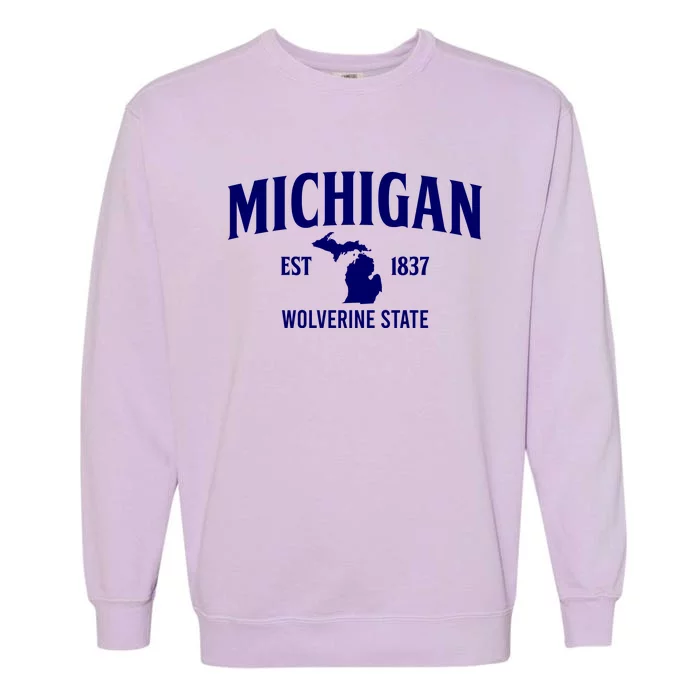 Michigan The Wolverines State Garment-Dyed Sweatshirt