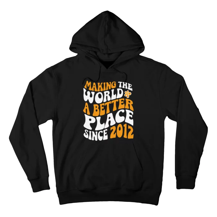 Making The World Better Since 2012 Birthday Hoodie