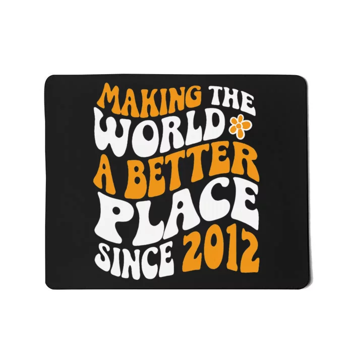 Making The World Better Since 2012 Birthday Mousepad