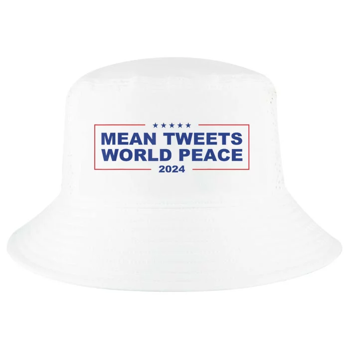 Mean Tweets World Peace 2024 Cool Comfort Performance Bucket Hat