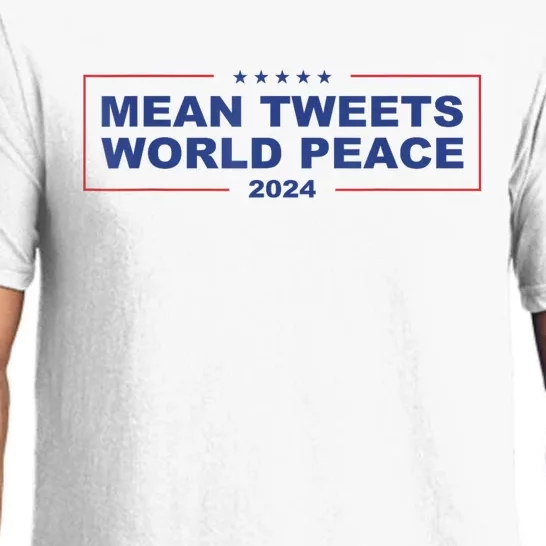 Mean Tweets World Peace 2024 Pajama Set