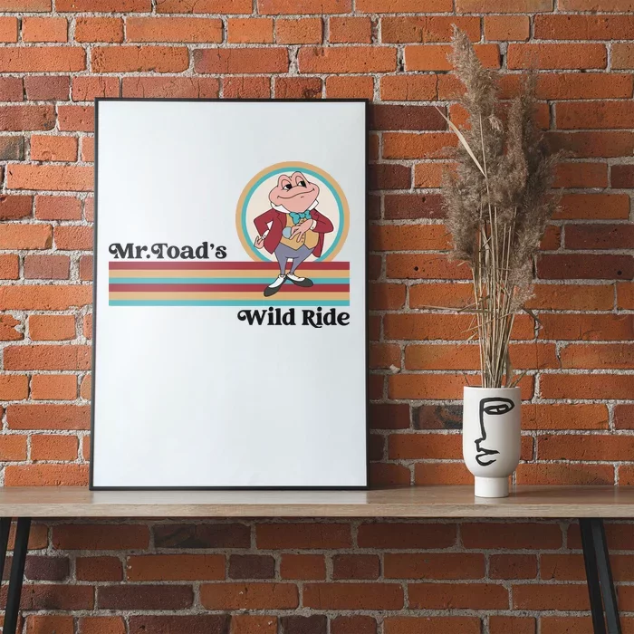 Mr Toads Wild Ride Retro Vintage Lover Poster