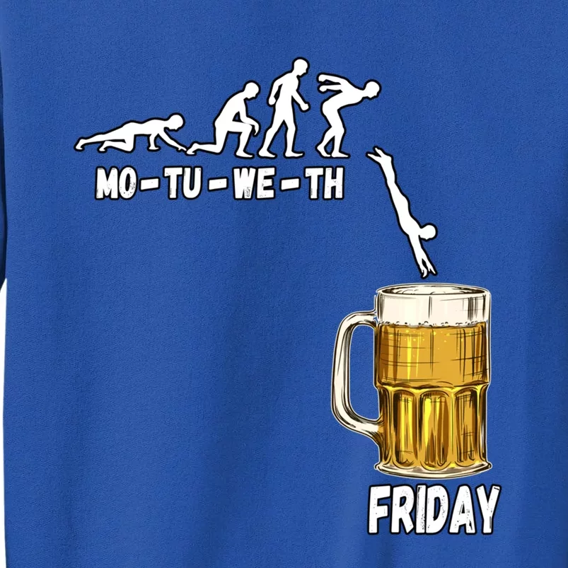 Monday Tuesday Wednesday Thursday Friday Beer Gift Tall Sweatshirt