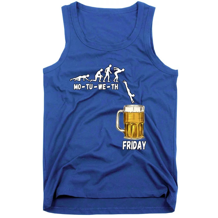 Monday Tuesday Wednesday Thursday Friday Beer Gift Tank Top