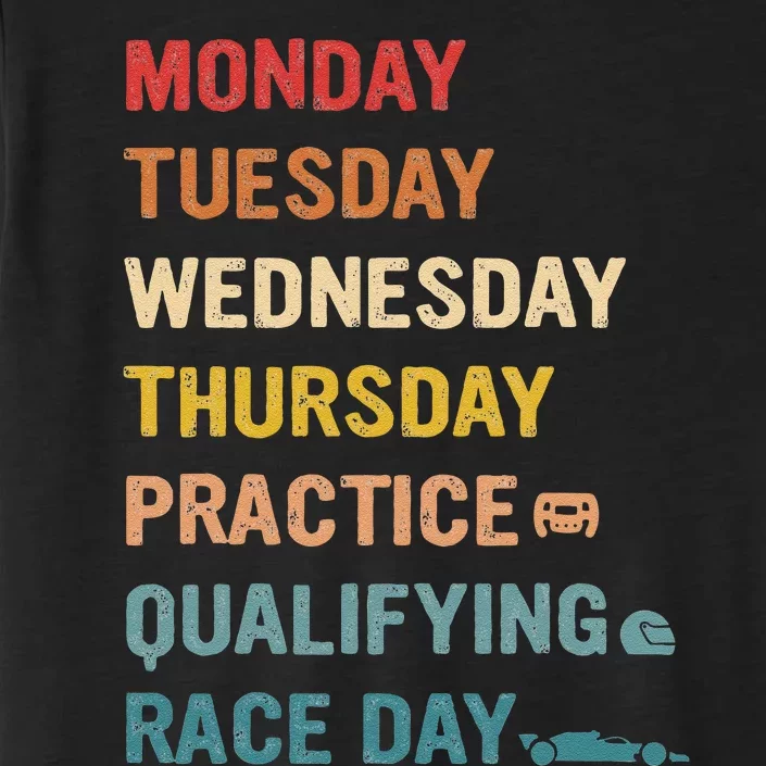 Mon Tue Wed Thu Practice Qualifying Race Day ChromaSoft Performance T-Shirt