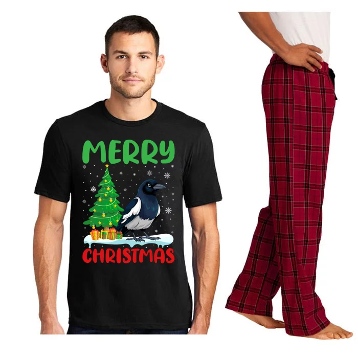 Magpie Tree Xmas Ugly Christmas Gift Pajama Set