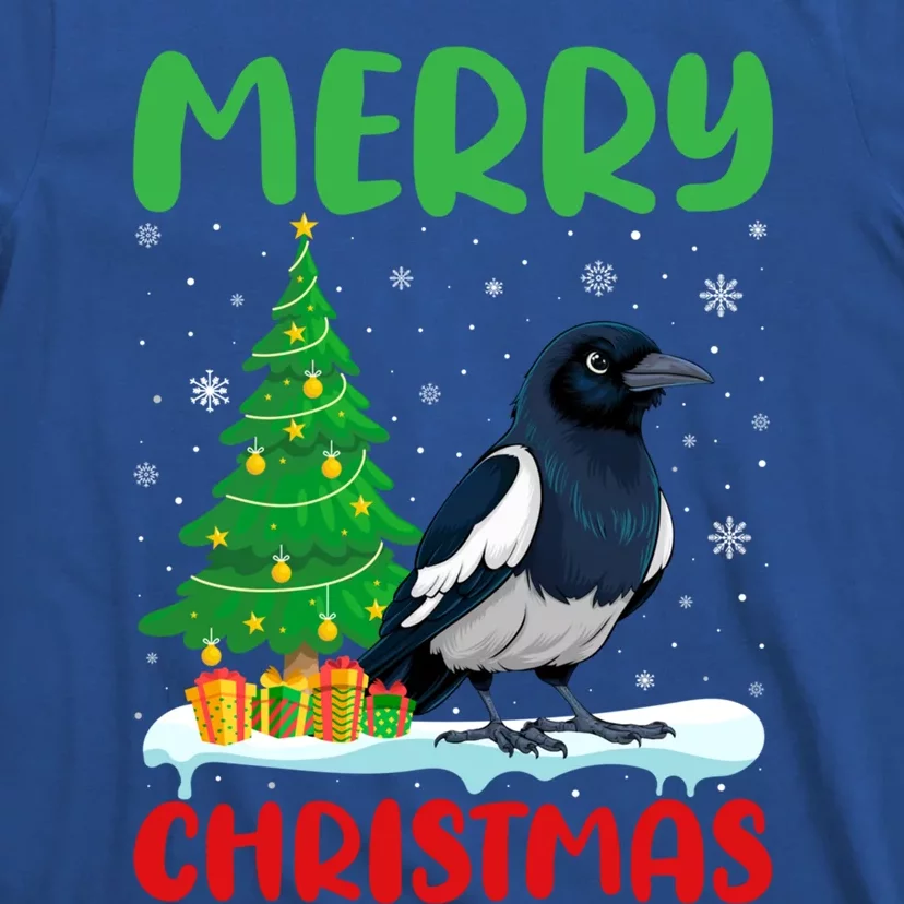 Magpie Tree Xmas Ugly Christmas Gift T-Shirt