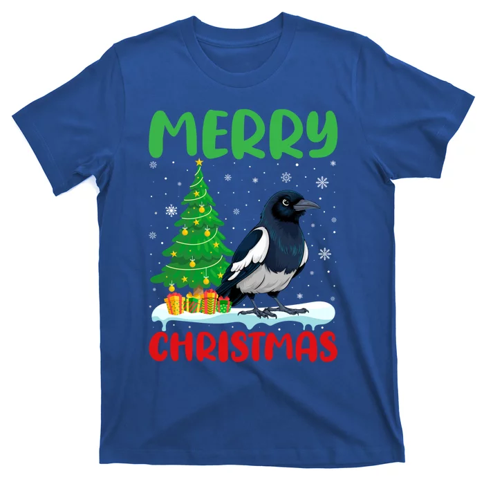 Magpie Tree Xmas Ugly Christmas Gift T-Shirt