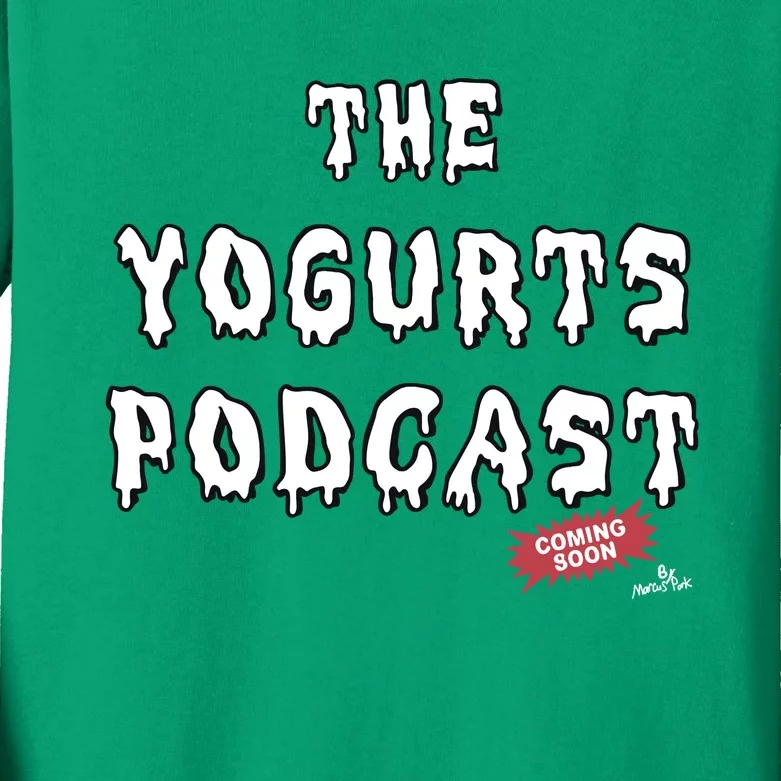 Marcuspork The Yogurts Podcast Kids Long Sleeve Shirt