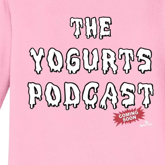 Marcuspork The Yogurts Podcast Baby Long Sleeve Bodysuit