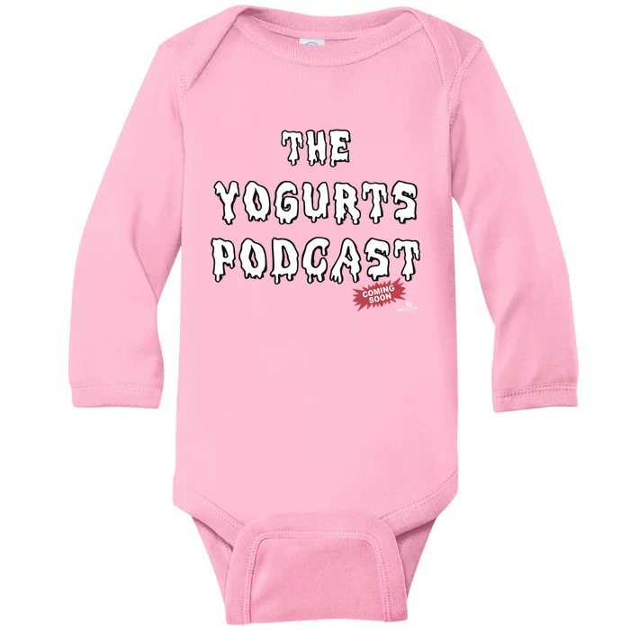 Marcuspork The Yogurts Podcast Baby Long Sleeve Bodysuit