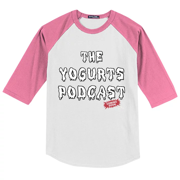 Marcuspork The Yogurts Podcast Kids Colorblock Raglan Jersey