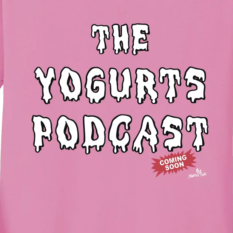 Marcuspork The Yogurts Podcast Kids Long Sleeve Shirt