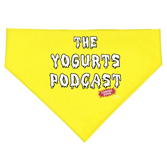 Marcuspork The Yogurts Podcast USA-Made Doggie Bandana