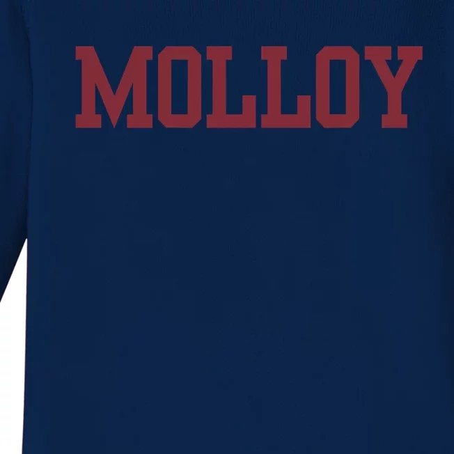 Molloy University 02 Baby Long Sleeve Bodysuit