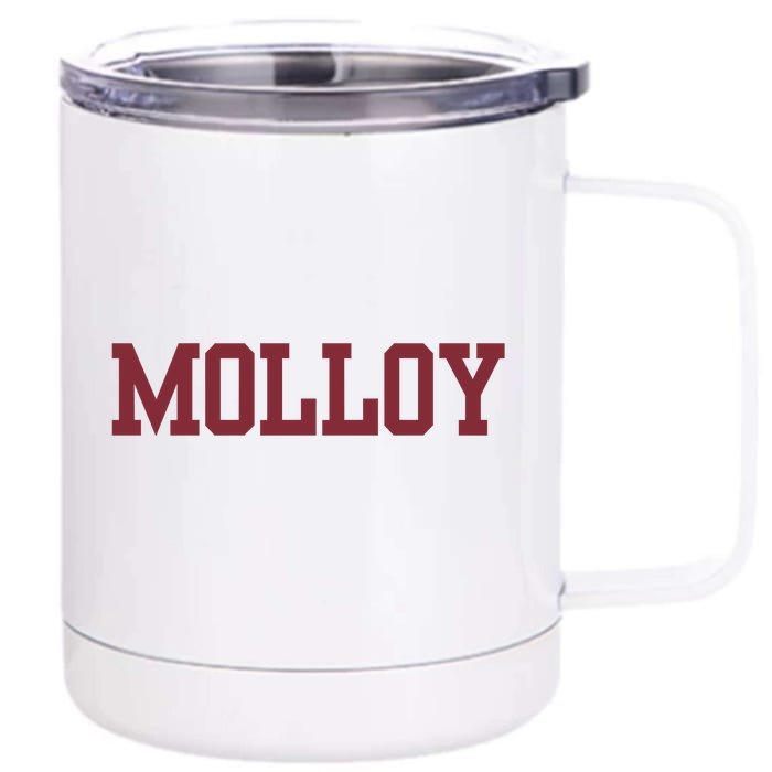 Molloy University 02 Front & Back 12oz Stainless Steel Tumbler Cup