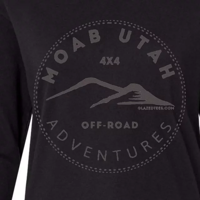 Moab Utah 4x4 Off Road Adventures Womens Cotton Relaxed Long Sleeve T-Shirt