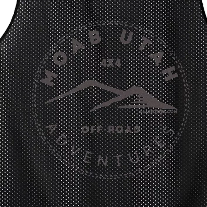 Moab Utah 4x4 Off Road Adventures Mesh Reversible Basketball Jersey Tank