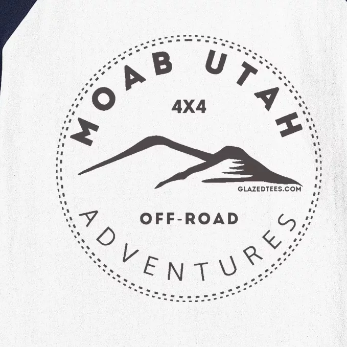 Moab Utah 4x4 Off Road Adventures Baseball Sleeve Shirt