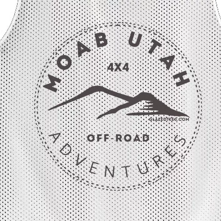 Moab Utah 4x4 Off Road Adventures Mesh Reversible Basketball Jersey Tank