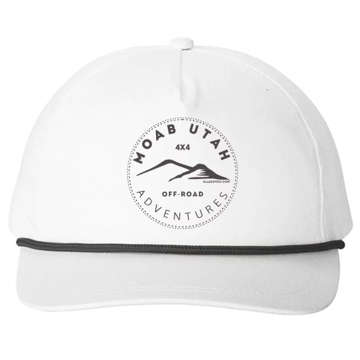 Moab Utah 4x4 Off Road Adventures Snapback Five-Panel Rope Hat