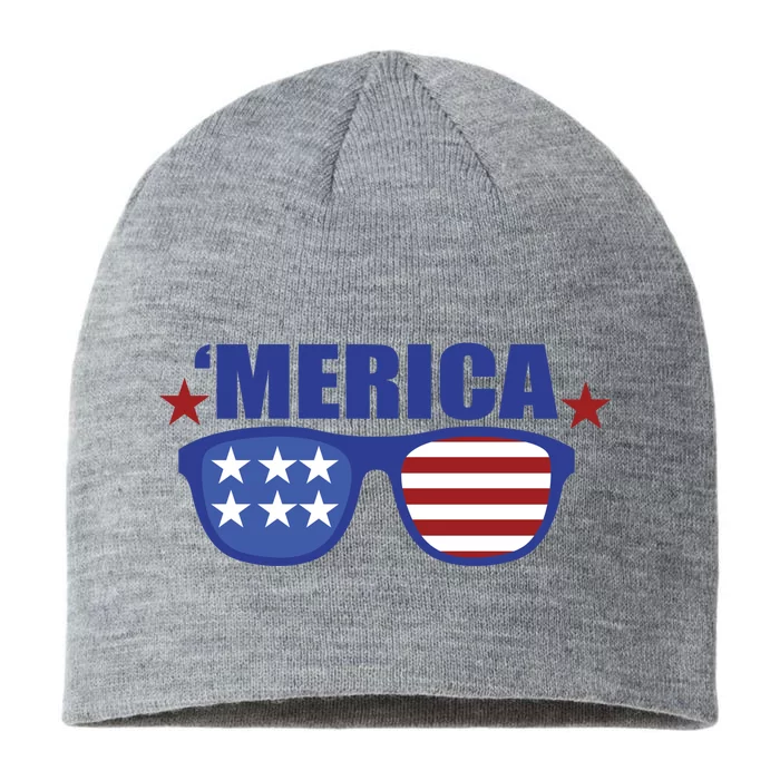 Merica USA 4th Of July 8 1/2in Sustainable Knit Beanie