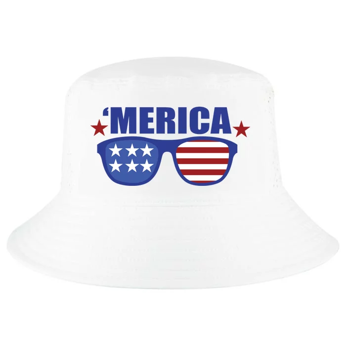 Merica USA 4th Of July Cool Comfort Performance Bucket Hat