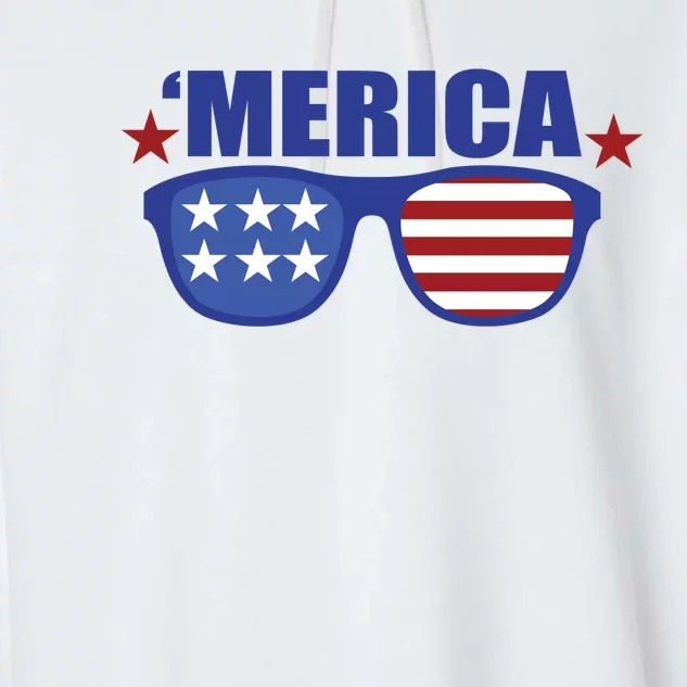 Merica USA 4th Of July Garment-Dyed Fleece Hoodie