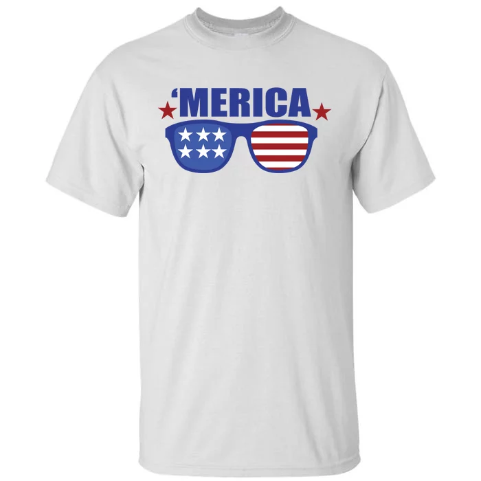 Merica USA 4th Of July Tall T-Shirt