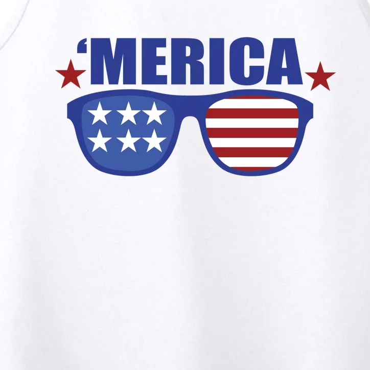 Merica USA 4th Of July Performance Tank