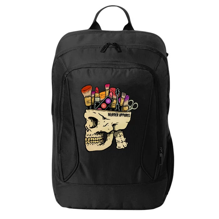 Make Up Addict Skull Gothic Gift City Backpack