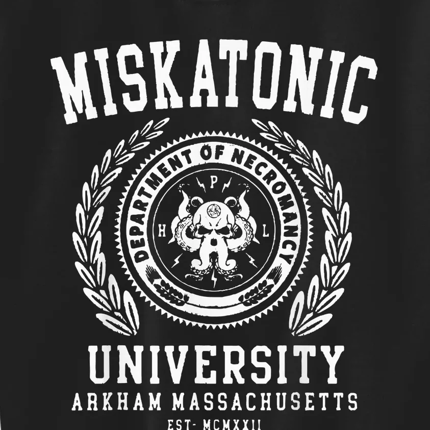 Miskatonic University Arkham East Massachusetts Kids Sweatshirt