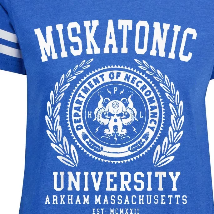 Miskatonic University Arkham East Massachusetts Enza Ladies Jersey Football T-Shirt