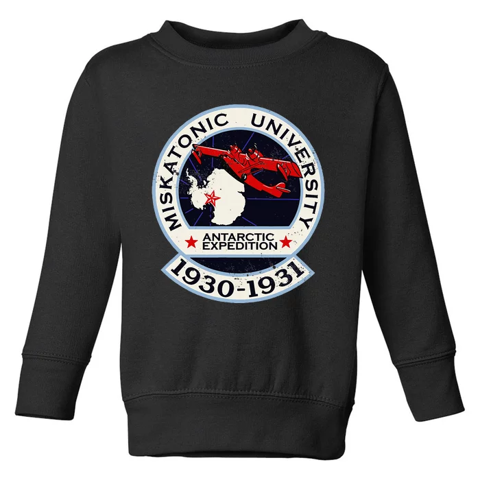 Miskatonic University Antarctic Expedition Toddler Sweatshirt