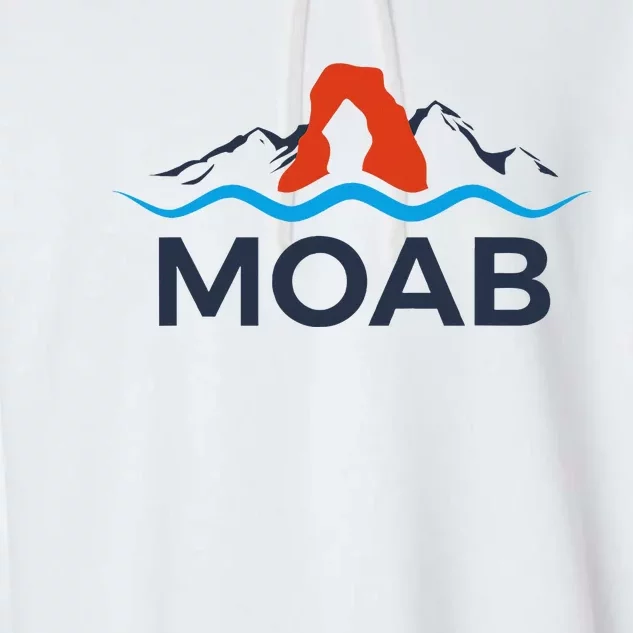 Moab Utah Arches National Park Garment-Dyed Fleece Hoodie