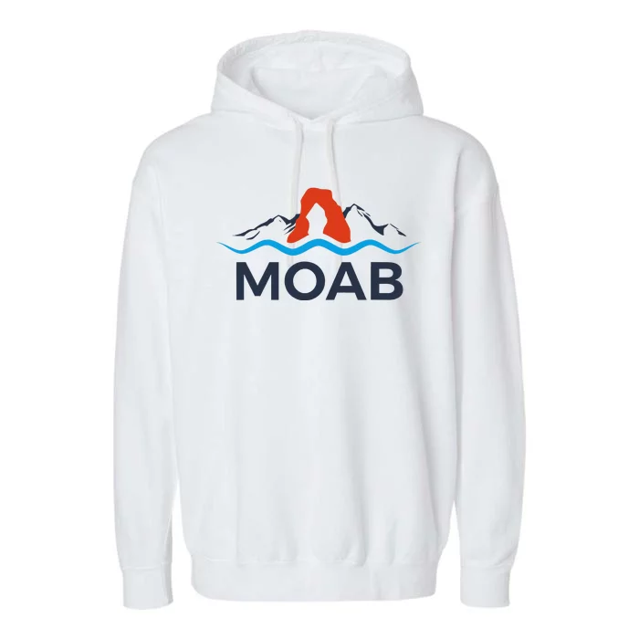 Moab Utah Arches National Park Garment-Dyed Fleece Hoodie