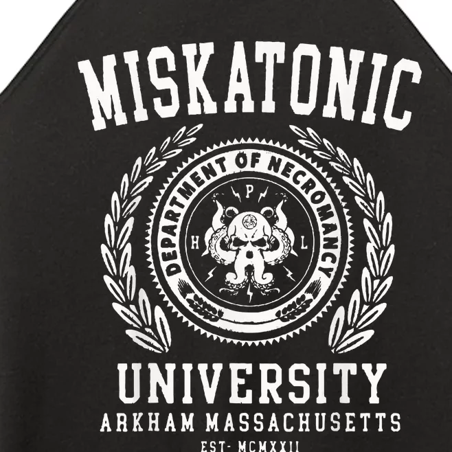 Miskatonic University Arkham East Massachusetts Wcmxkll Women’s Perfect Tri Rocker Tank