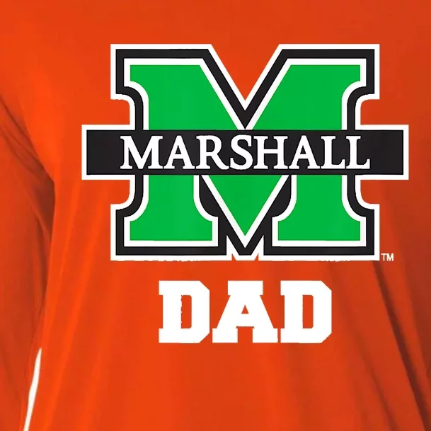 Marshall University Bison Dad Cooling Performance Long Sleeve Crew