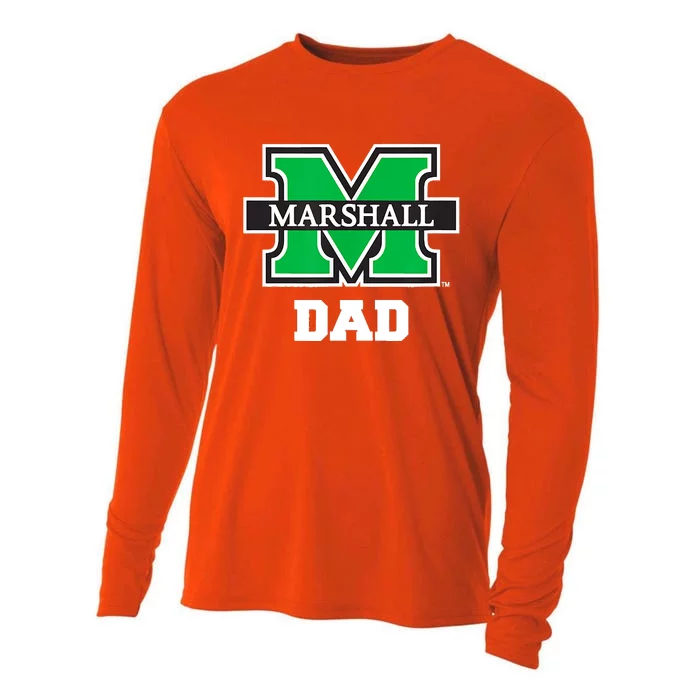 Marshall University Bison Dad Cooling Performance Long Sleeve Crew