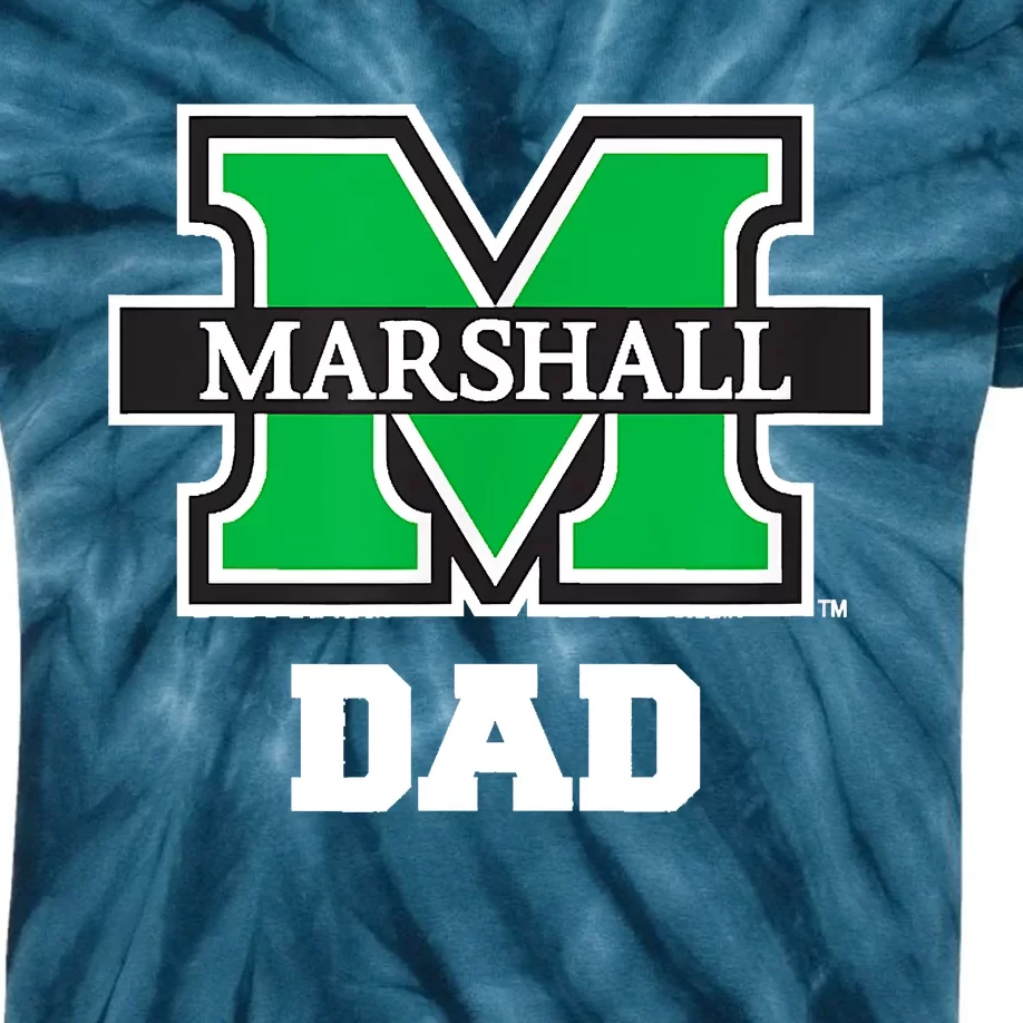 Marshall University Bison Dad Kids Tie-Dye T-Shirt