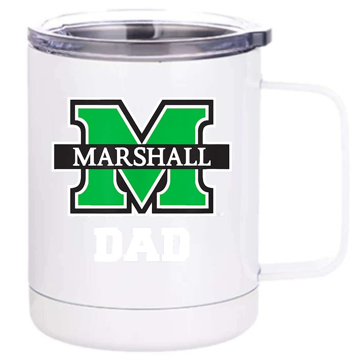 Marshall University Bison Dad Front & Back 12oz Stainless Steel Tumbler Cup