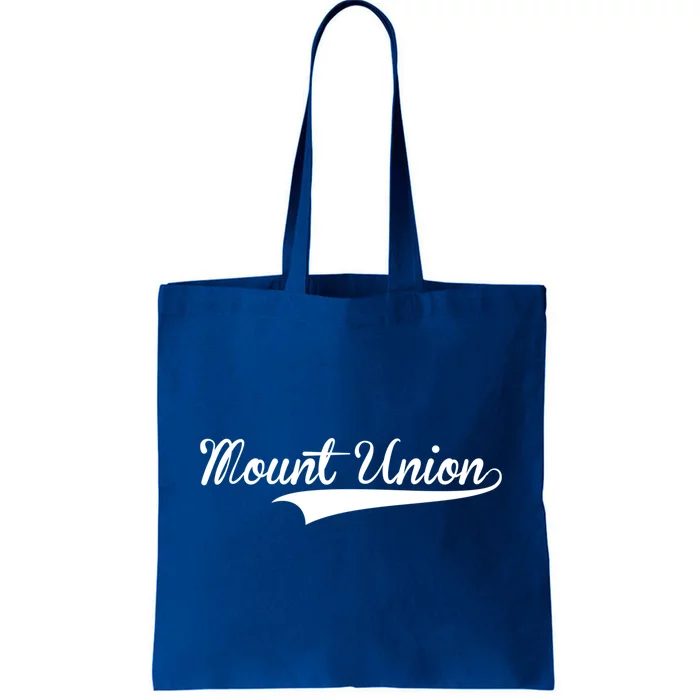 Mount Union Baseball Vintage Retro Font Gift Tote Bag