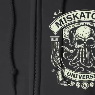 Miskatonic University Cthulhu Mythos Necronomicon Full Zip Hoodie