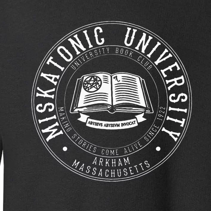 Miskatonic University Cthulhu Mythos Necronomicon Toddler Sweatshirt