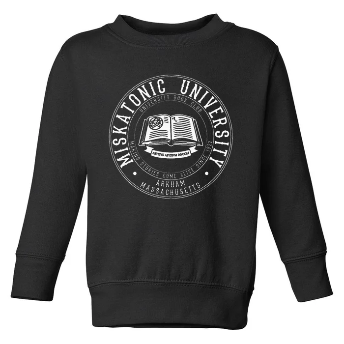 Miskatonic University Cthulhu Mythos Necronomicon Toddler Sweatshirt