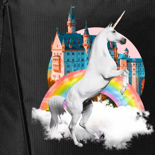 Magical Unicorn Castle City Backpack