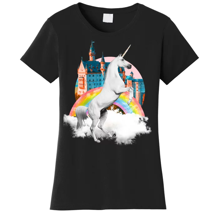 Magical Unicorn Castle Women's T-Shirt