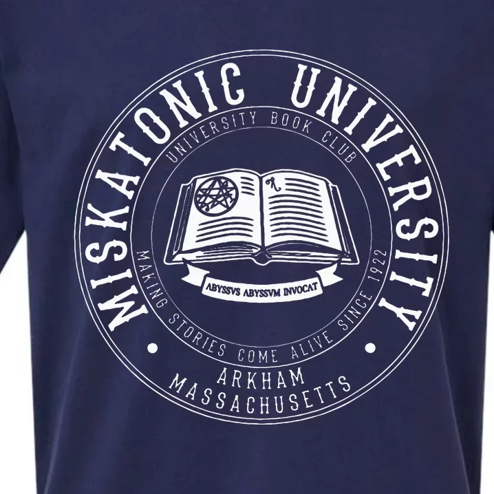 Miskatonic University Cthulhu Mythos Necronomicon Sueded Cloud Jersey T-Shirt