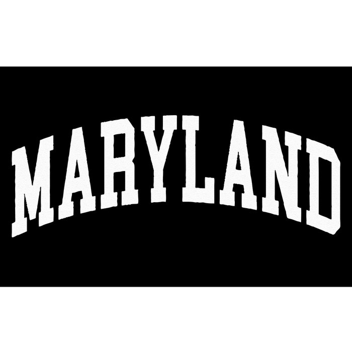 Maryland US College Font Proud American USA States Bumper Sticker