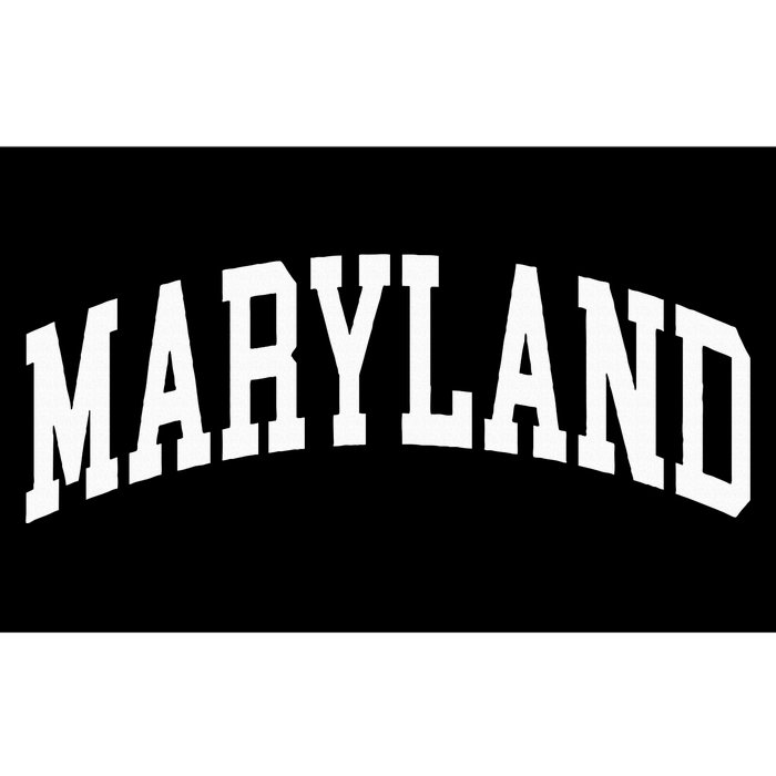 Maryland Us College Font Proud American Usa States Bumper Sticker